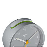 Braun BC12G Gri Klasik Analog Alarmlı Masa Saati