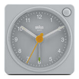 Braun BC02XG Gri Klasik Seyahat Analog Alarmlı Masa Saati
