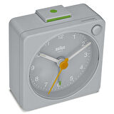 Braun BC02XG Gri Klasik Seyahat Analog Alarmlı Masa Saati