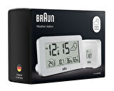 Braun BC13WP Beyaz Dijital Hava Durumu Alarmlı Masa Saati