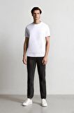 Slim Cropped Fit Dar Kalıp Normal Bel Dar Paça Jean Pantolon