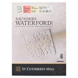 Saunders Waterford Hot Pressed 23x31cm 300gr 12 Yaprak Profesyonel Suluboya Blok / T46230001011C