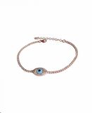 2 mm Suyolu Zincirli Opal Göz Gümüş Bileklik