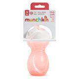 Munchkin Click Lock™ Isırmaya Dayanıklı   Emzikli Bardak | 9 Ay+ | 266 ml | Pembe    | Sızdırmaz | BPA İçermez  