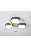 Minimalist Modern Led 3’lü Avize-2