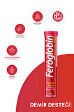 Feroglobin Fızz Demir (Gentle Iron), C Vitamini,Folik Asit, Çinko,Bakır İçeren 20 Efervesan Tablet