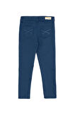 Kız Çocuk İndigo Kanvas Pantolon 50256600-VR028