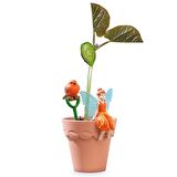 Mini Peri Saksısı Turuncu