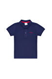 Erkek Çocuk Lacivert Basic Polo Yaka Tişört 50266041-VR033