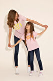 Kız Çocuk Mavi Jean Pantolon 50266553-DN0022