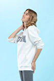 Taş Kapüşonlu Basic Sweatshirt 50273736-vr049