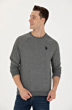 Erkek Antrasit Melanj Basic Sweatshirt 50274090-VR081