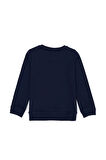 Erkek Çocuk Lacivert Basic Bisiklet Yaka Sweatshirt 50274408-VR033
