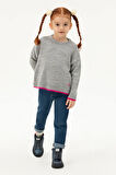 Kız Çocuk Mavi Jean Pantolon 50275525-DN0022