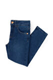 Kız Çocuk Mavi Jean Pantolon 50275525-DN0022