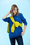 Saks Bisiklet Yaka Basic Sweatshirt 50276089-VR045