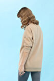 Kum Bisiklet Yaka Basic Sweatshirt 50276089-VR085