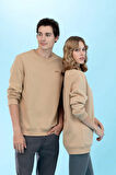 Kum Bisiklet Yaka Basic Sweatshirt 50276089-VR085