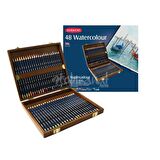 Derwent Watercolour Pencil Sulu Boya Kalemi 48li Set Ahşap Kutu