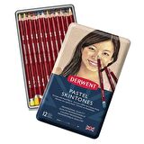 Derwent Pastel Pencil Skıntone 12'Li Teneke Kutu (Ten Renkleri İçerir) Dw2300563