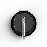 Joseph Joseph 1000019 Space 3 Katmanlı Paslanmaz Çelik Seramik Kaplama 3 Parça Kızartma Tavası Seti