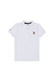 Erkek Çocuk Beyaz Basic Polo Yaka Tişört 50284814-VR013