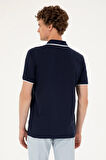 Erkek Regular Fit Polo Yaka Lacivert Tişört 50287108-vr033