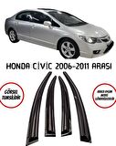 Honda Civic Cam Rüzgarlığı 4lü 2006-2012 Arası