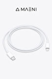 20W Hızlı Şarj USB-C Güç Adaptörü + USB-C Lightning Şarj Kablosu (1 M)