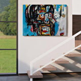 Jean Michel Basquiat'in Untitled Kafatası Kanvas Tablo-5031