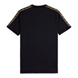 Fred Parry Erkek Siyah Logo Detaylı T-shirt