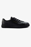 Fred Parry Erkek Siyah Logo Detaylı Sneaker