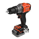 Black&Decker POWERCONNECT Çift Akülü Darbeli Matkap 2x2A BCD383D2XK-QW