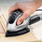 Black&Decker Silver Series Mouse Detay Zımpara Makinesi ve Aksesuar Seti 55 W BEW230SBCK-QS