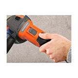 Black + Decker BCG6L8D1S-QW, 18V 2 Ah 115mm Kablosuz Açılı Taşlama Makinesi