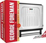 George Foreman GF-28000-56 Dumansız Izgara Tost Makinesi-ÇIKARILABİLİR PLAKA