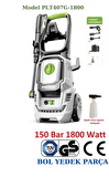 PROFESYONEL (Bakır Sargılı) İNDÜKSİYON MOTORLU Yüksek Basınçlı Yıkama Makinası (1800 W - 150 Bar)
