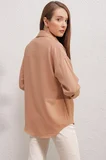 20153 Tek Cepli Oversize Gömlek