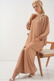 Ayrobin Tunik Pantolon Alt Üst Takım 6712 - Vizon