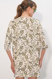 Kadın Desenli Oversize Kimono 5999 - Haki