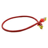 DIGITUS CAT6A S-FTP PATCH CORD 0,50 MT RED (10'LU PAKET)