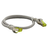 DIGITUS CAT6A S-FTP PATCH CORD 0,50 MT GREY (10'LU PAKET)