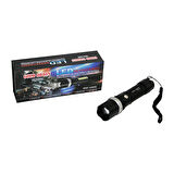 GOLD ORION KM-105 2IN1 ZOOMLU EL FENERİ - COB LED USB ŞARJLI METAL KASA 15.5CM 3000 LUMEN (5042)