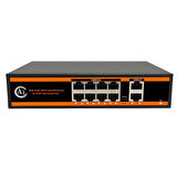 ND1P802ALF-8*10/100M BIT PORTS 2*10/100M UPLINK PORT WATCHDOG POE SWITCH (5042)