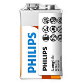 PHILIPS EXTRA ZINC CHLORIDE 6F22 9 VOLT PİL (12Lİ PAKET) (5042)
