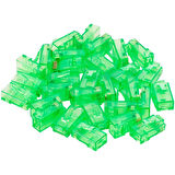 RJ45 CAT6 8P/8C YEŞİL SOKET (100LÜ PAKET) (5042)
