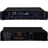 WESTA WM-2250U 250 WATT 100 VOLT USB/MP3/BLUETOOTH 6 BÖLGELİ TRAFOLU MIXER ANFİ (5042)