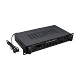 MAGICVOICE MV-540 100 WATT USB/SD/UK BLUETOOTH 2 MİK MUTE GİRİŞLİ 5 BÖLGELİ AÇIP KAPAMA HAT TRAFOLU ANFİ (5042)