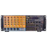 MAGICVOICE MV-1216 KÜP MİXER ANFİ USB BT UK RMS300W MAX 2400W 6 ZON +99DSP+4-16-70-100V TRAFOLU (5042)