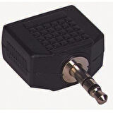 3.5 MM STEREO ERKEK / 3.5 MM 2 DİŞİ ÇEVİRİCİ JACK (ELEKTROMER) (5042)